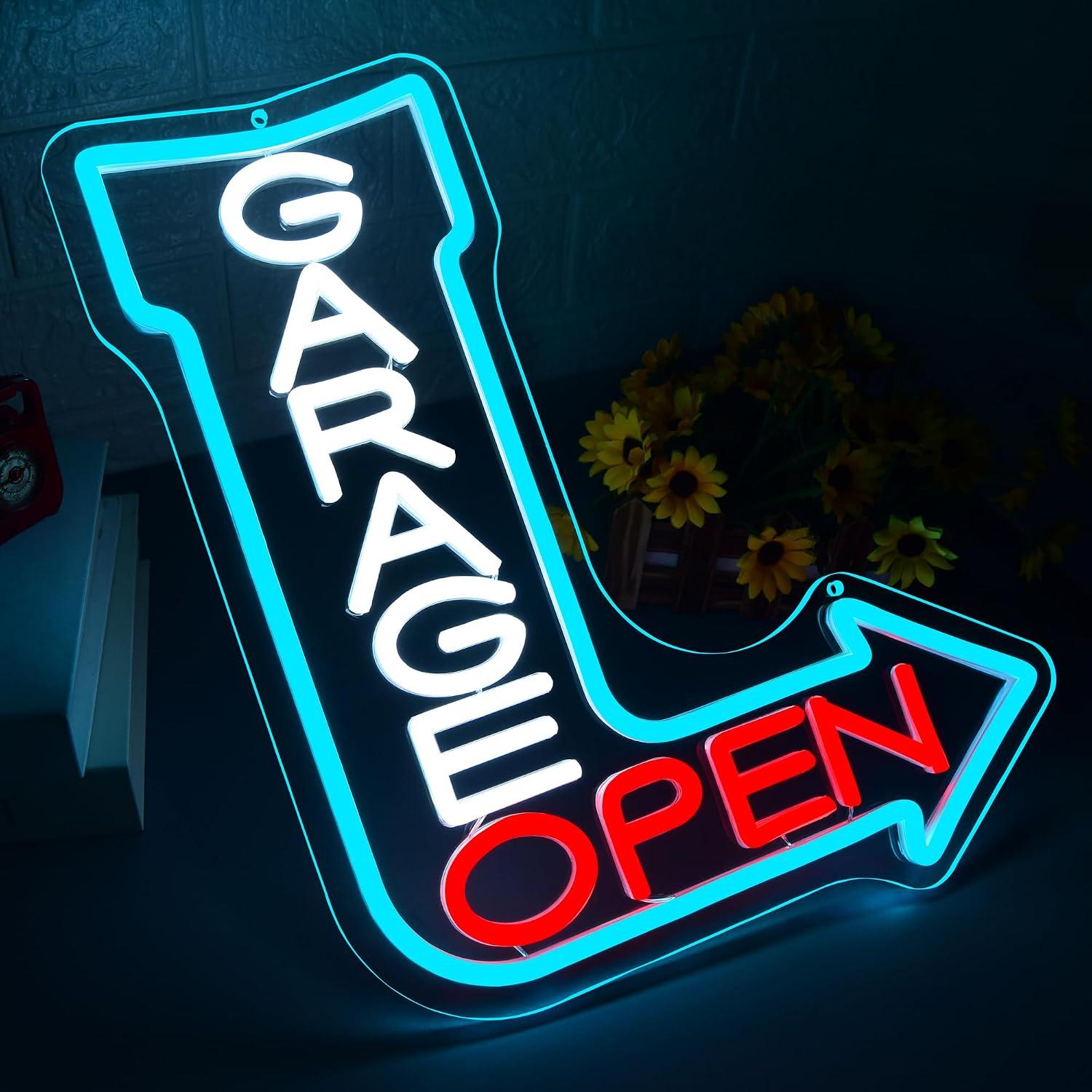 Неоновая вывеска «Открыто» для – обзор и цена Auto Repair Shop Open
